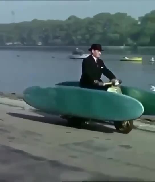 Водный скутер «Амфибия» 1960 годов
