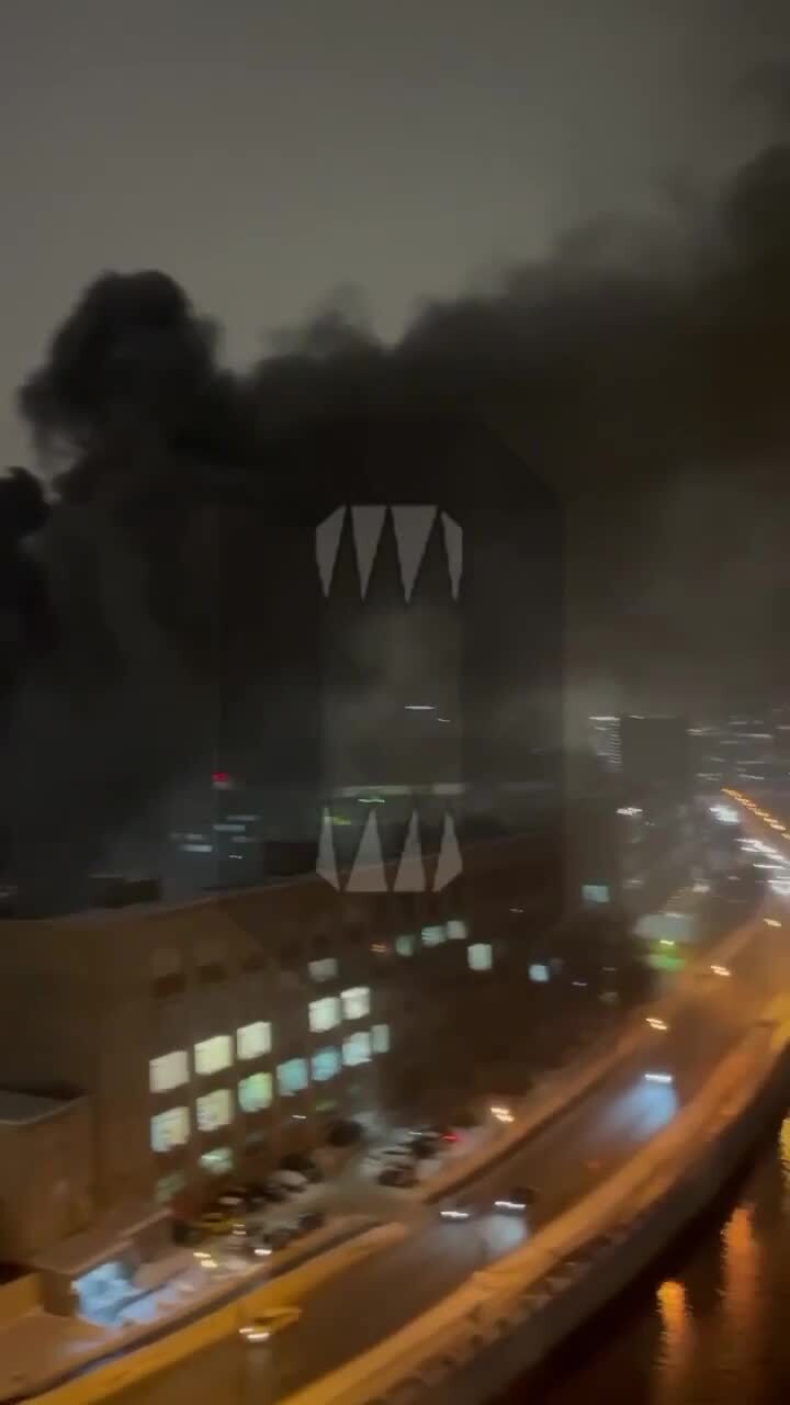 Крупный пожар на Электрозаводе в Москве.