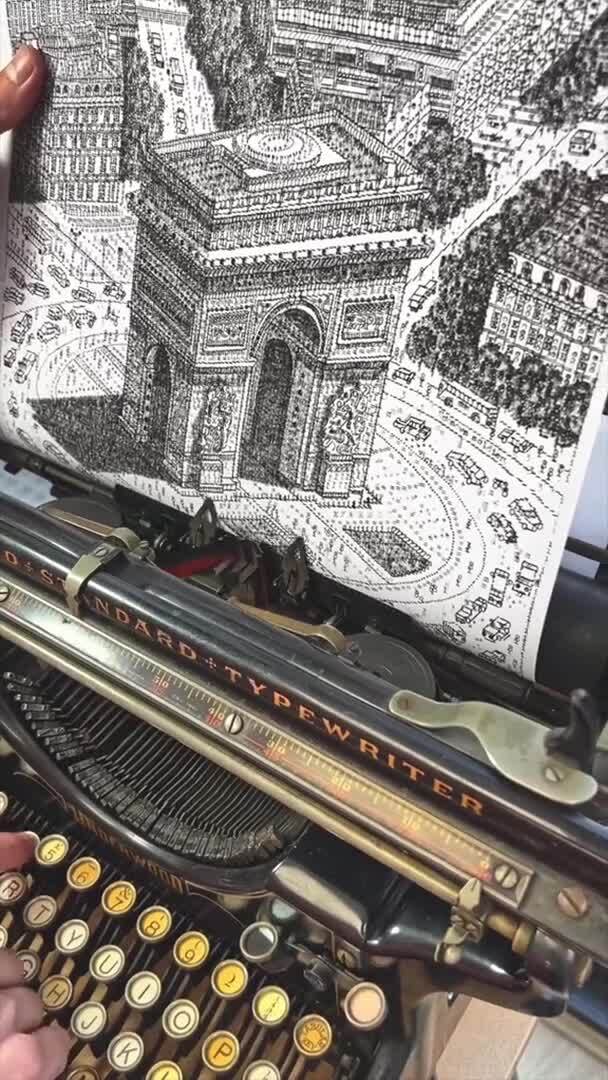 Создаем картину на печатной машинке | Иванов Иван Иванович, 20 марта 2024